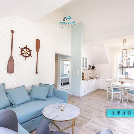 Turkusowa Ostoja Apartament Łukęcin Buitenkant foto