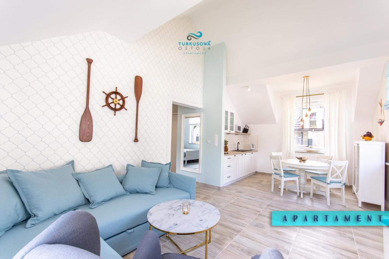Turkusowa Ostoja Apartament Łukęcin Buitenkant foto