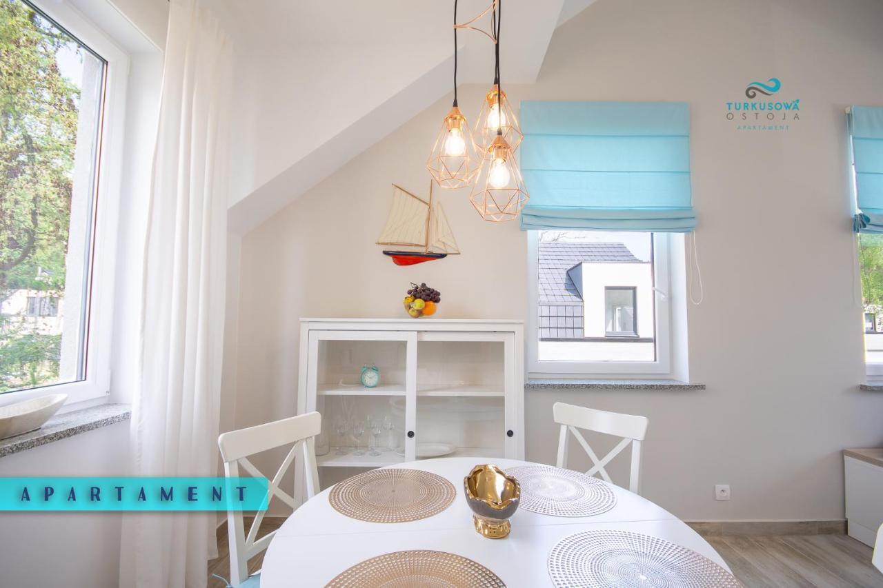 Turkusowa Ostoja Apartament Łukęcin Buitenkant foto