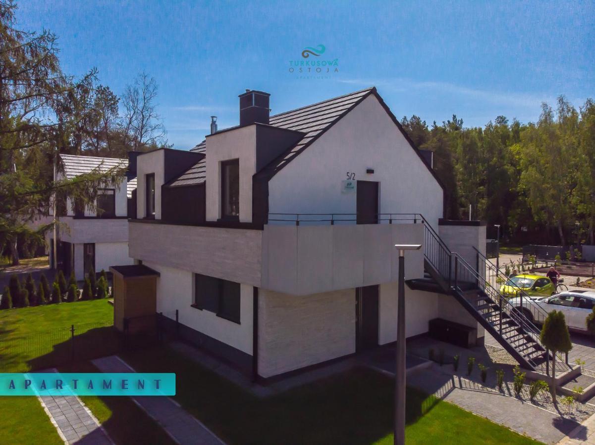 Turkusowa Ostoja Apartament Łukęcin Buitenkant foto