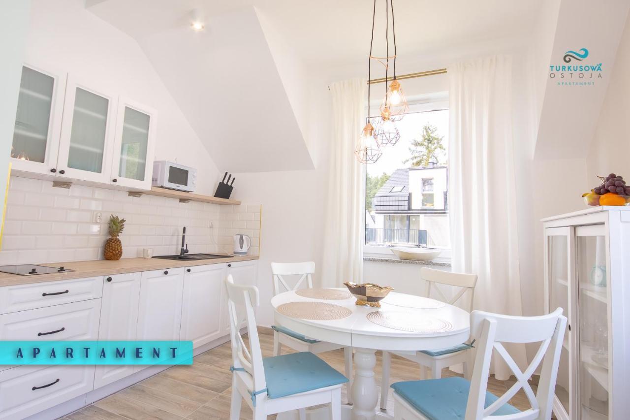 Turkusowa Ostoja Apartament Łukęcin Buitenkant foto