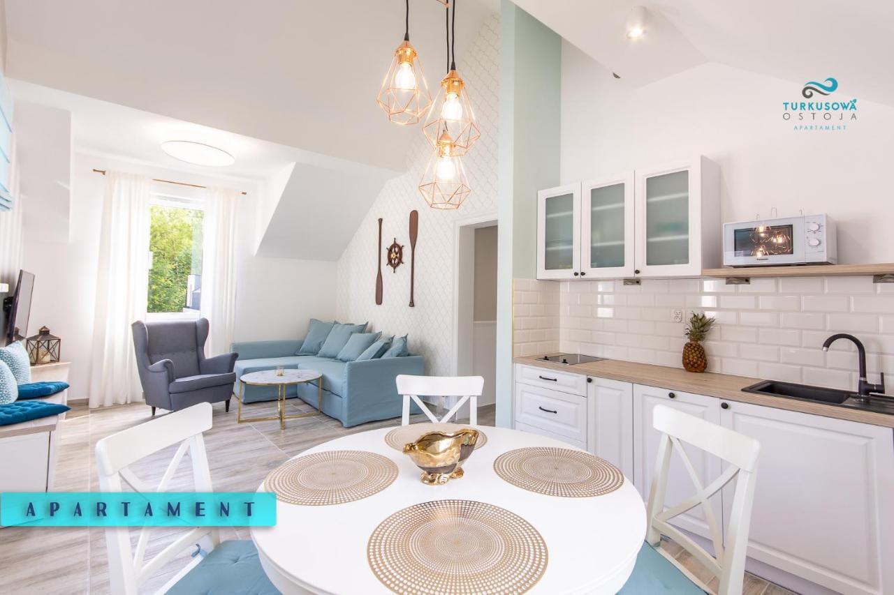 Turkusowa Ostoja Apartament Łukęcin Buitenkant foto
