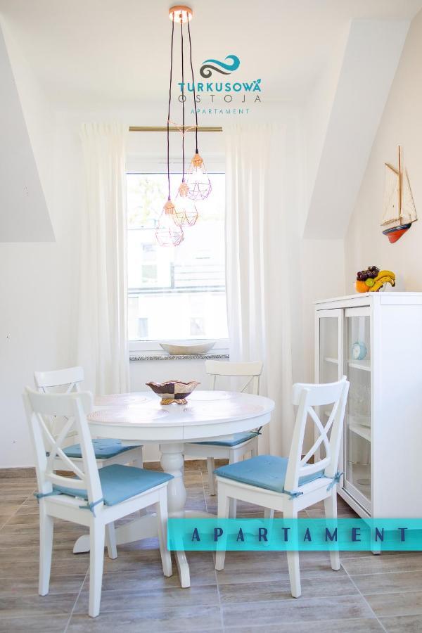 Turkusowa Ostoja Apartament Łukęcin Buitenkant foto