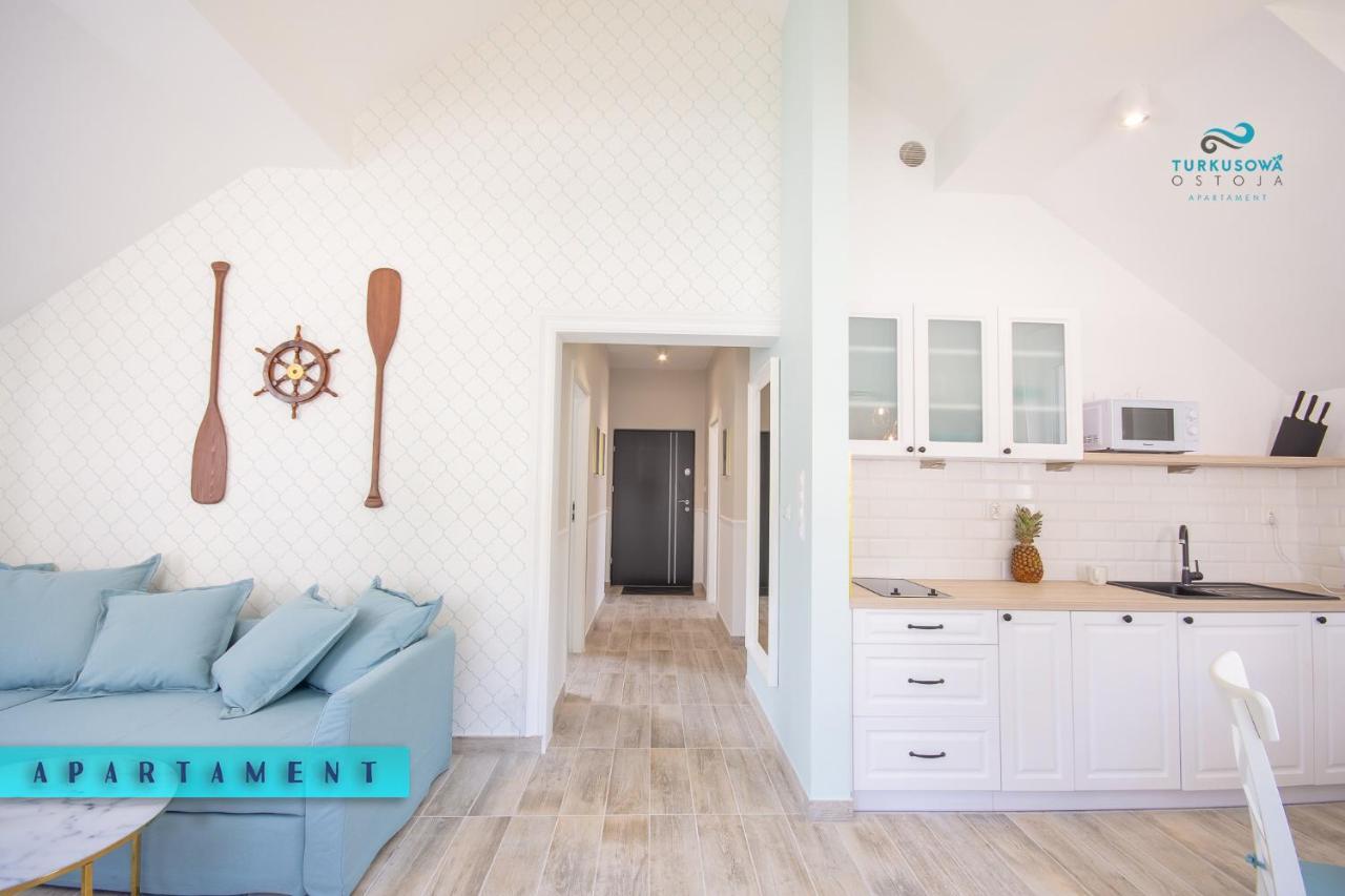 Turkusowa Ostoja Apartament Łukęcin Buitenkant foto